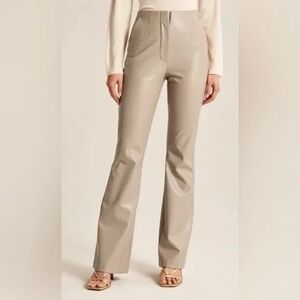 Abercrombie & Fitch Tan Flare Pants